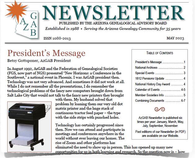 May 2023 Newsletter image